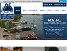 Tablet Screenshot of mainecoastfishermen.org